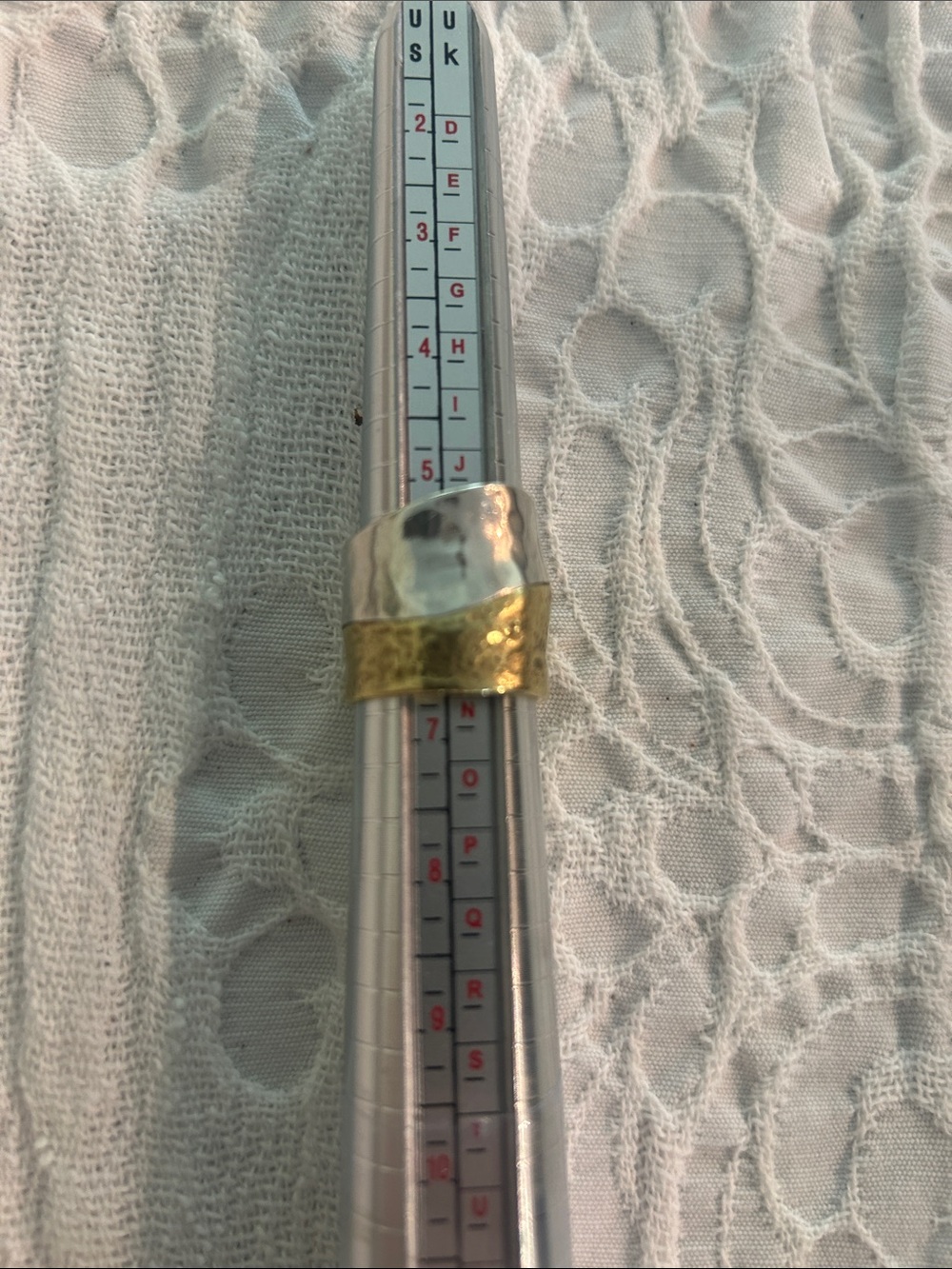 Silpada "Rain or Shine" Sterling Silver & Brass Statement Ring - Picture 3 of 5